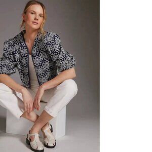 Anthropologie Draped Shrug Cardigan one SIZE NEW nwt NAVY BLUE